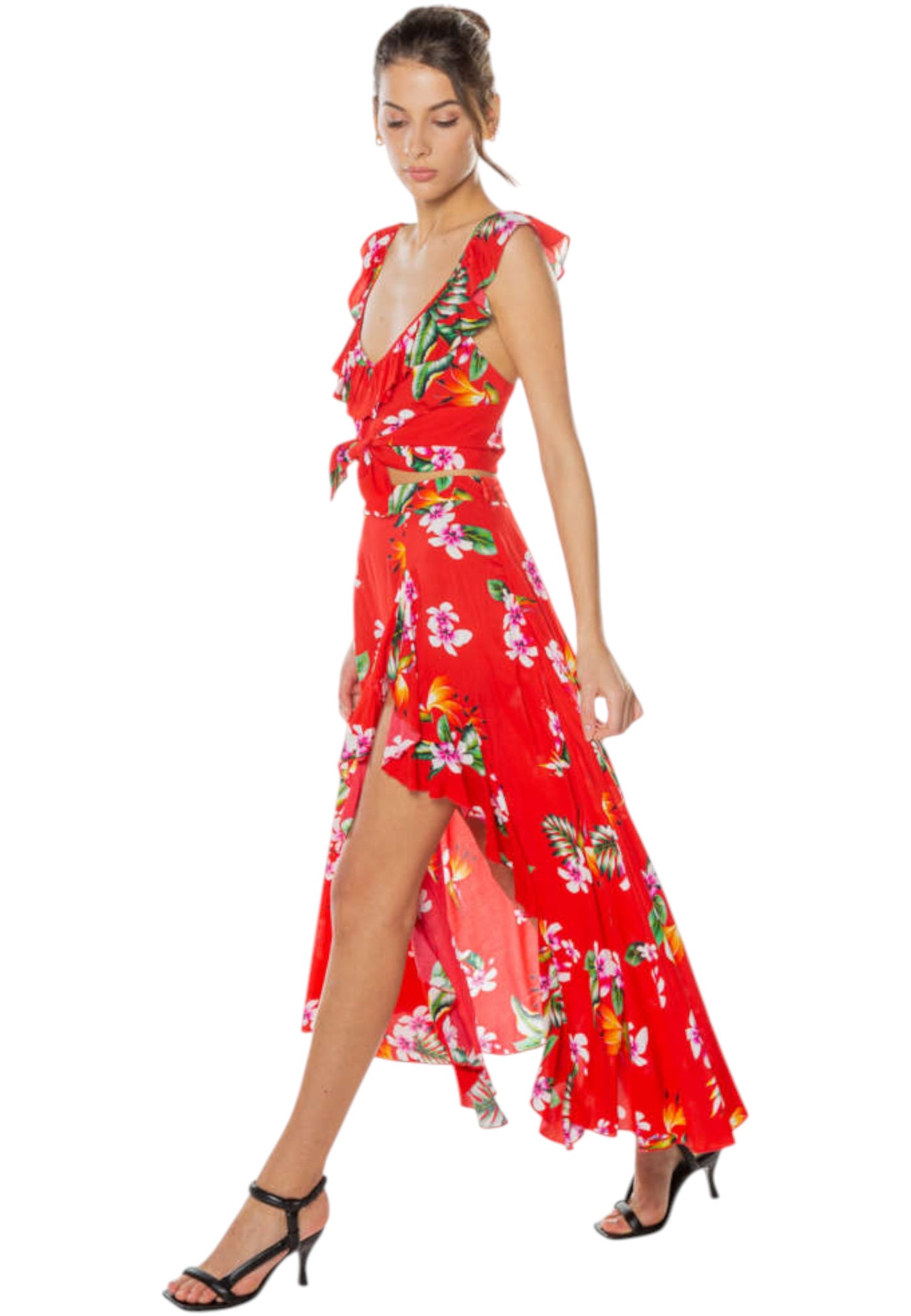 Gonna Lunga Donna Guess Flower Combo E1GD03WO05M