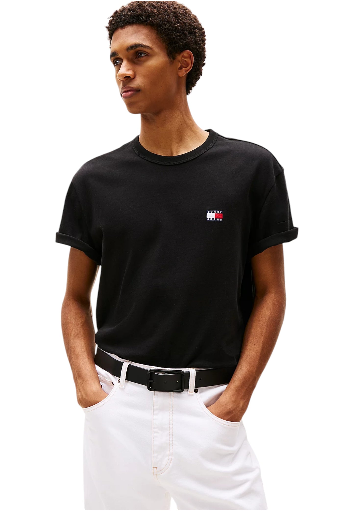 T-Shirt Manica Corta Uomo Tommy Jeans  Tjm Reg Badge Ex