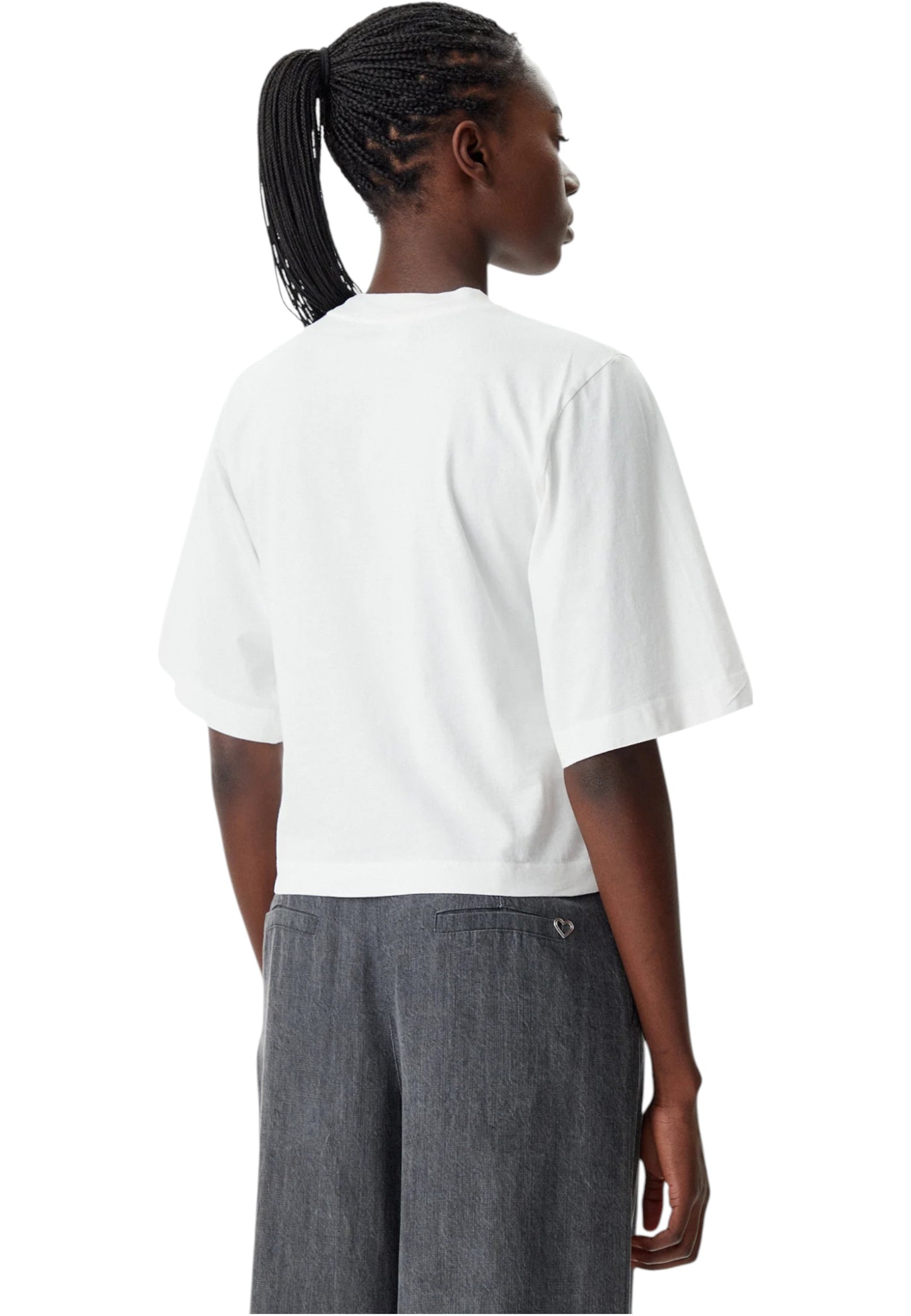 T-Shirt Manica Corta Donna Pinko Boxy Fit Niamey