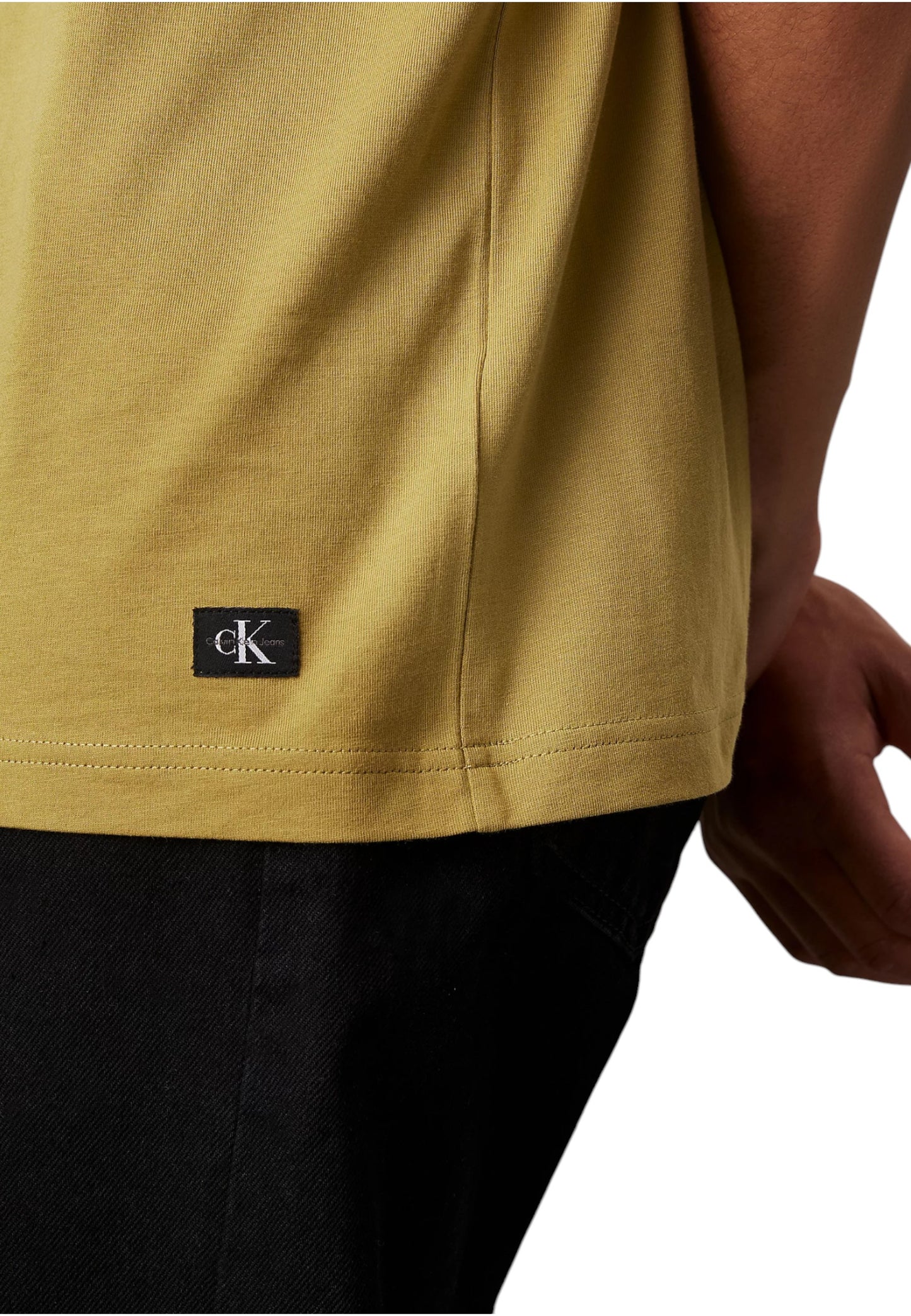 T-Shirt Manica Corta Uomo Calvin klein Jeans  Woven Label Relaxed