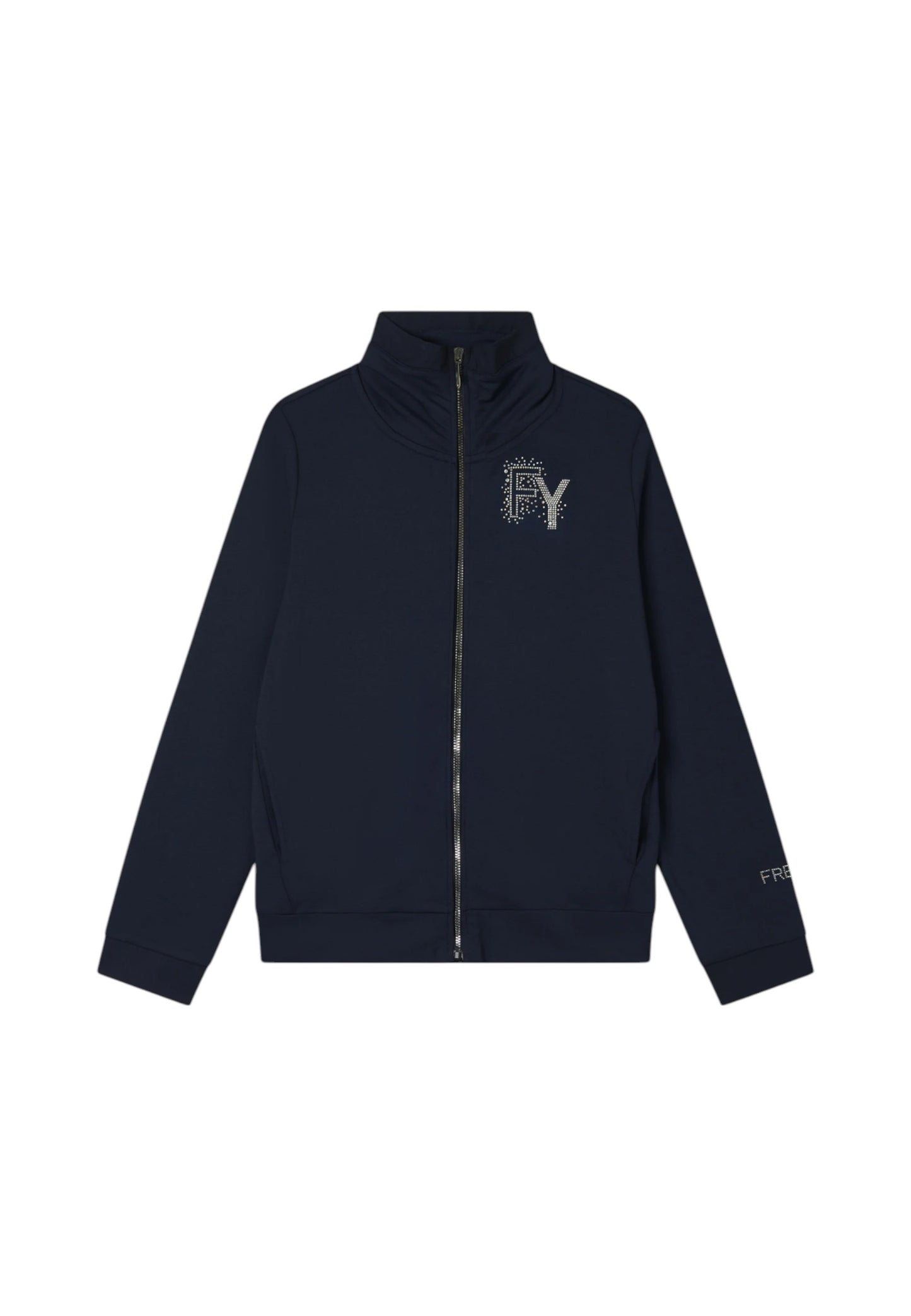 Felpa Con Zip Donna Freddy