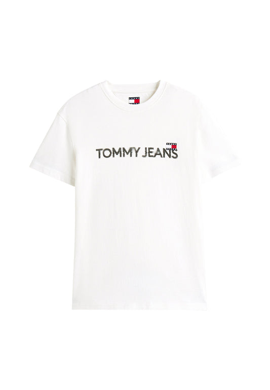 T-Shirt Manica Corta Uomo Tommy Jeans  Tjm Regular Badge Play DM0DM21585