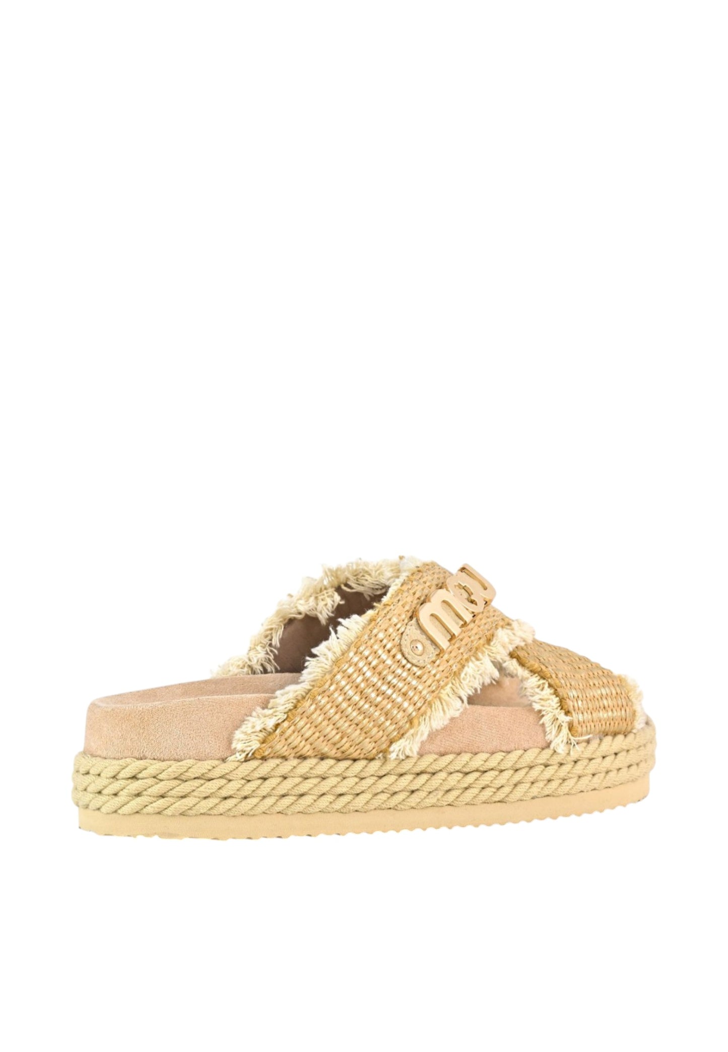 Sandali Donna Mou Criss-cross rope sandal raffia