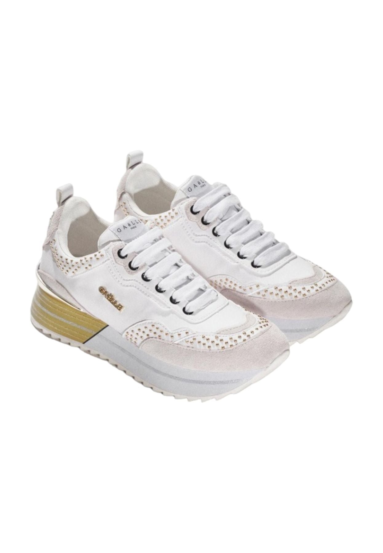 Sneakers Basse Donna Gaelle Running Con Applicazioni Logo GBCDP2988