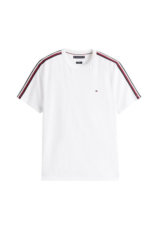 T-Shirt Manica Corta Uomo Tommy Hilfiger  Global Stripe Tape