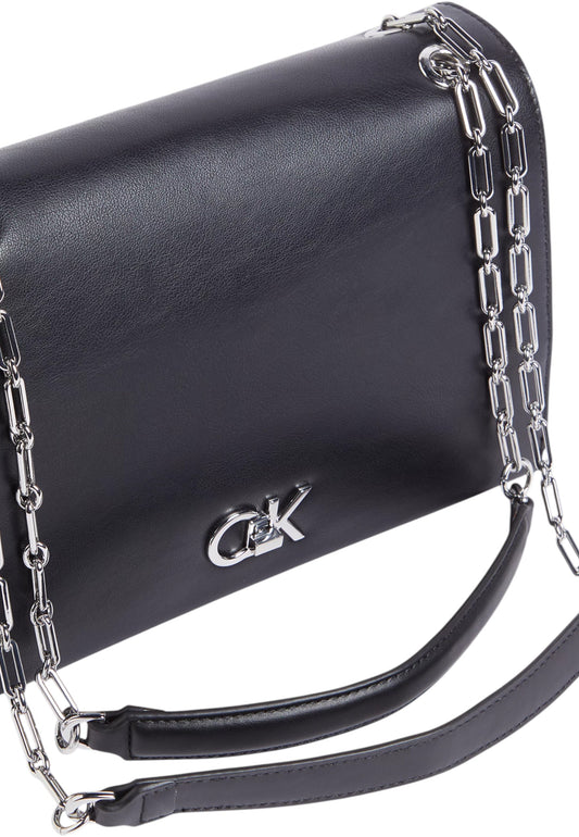 Borsa A Tracolla Donna Calvin klein Medium Chain Ck Re-Lock