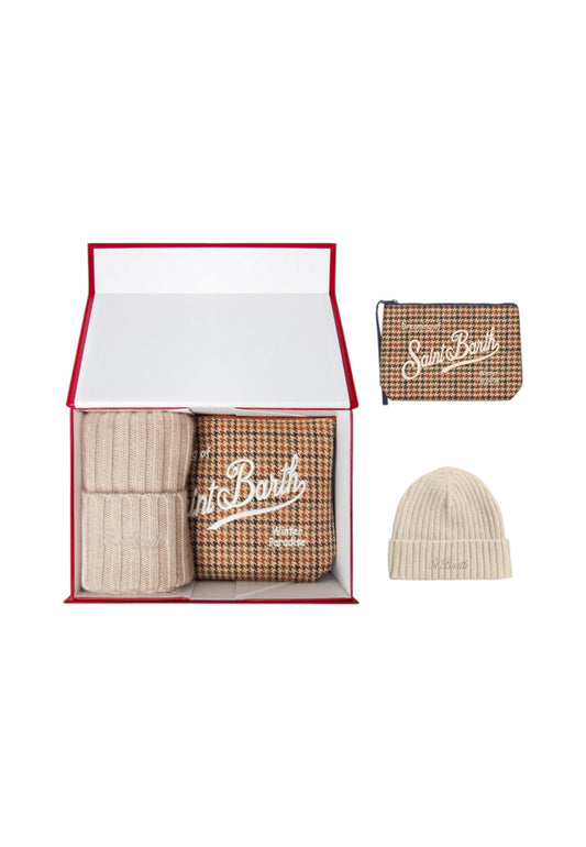 Set Berretto E Pochette Uomo Mc2 Saint Barth Pdp Soft Christmas Box Man Classic BOX0022