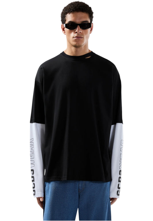 T-Shirt Manica lunga Uomo Gcds Wear Printed B2CM2206JF1