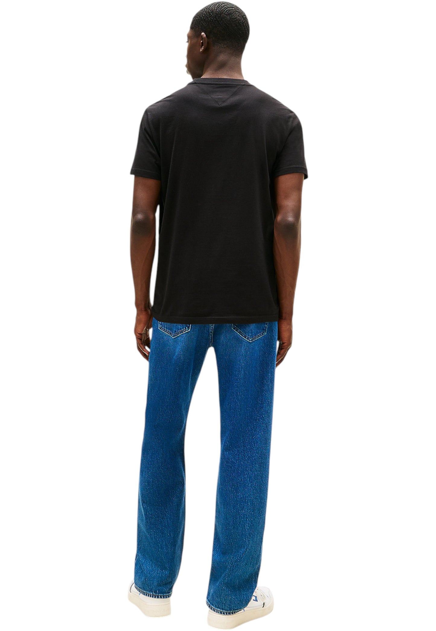 T-Shirt Manica Corta Uomo Tommy Jeans Tjm Slim Linear Ches DM0DM21780