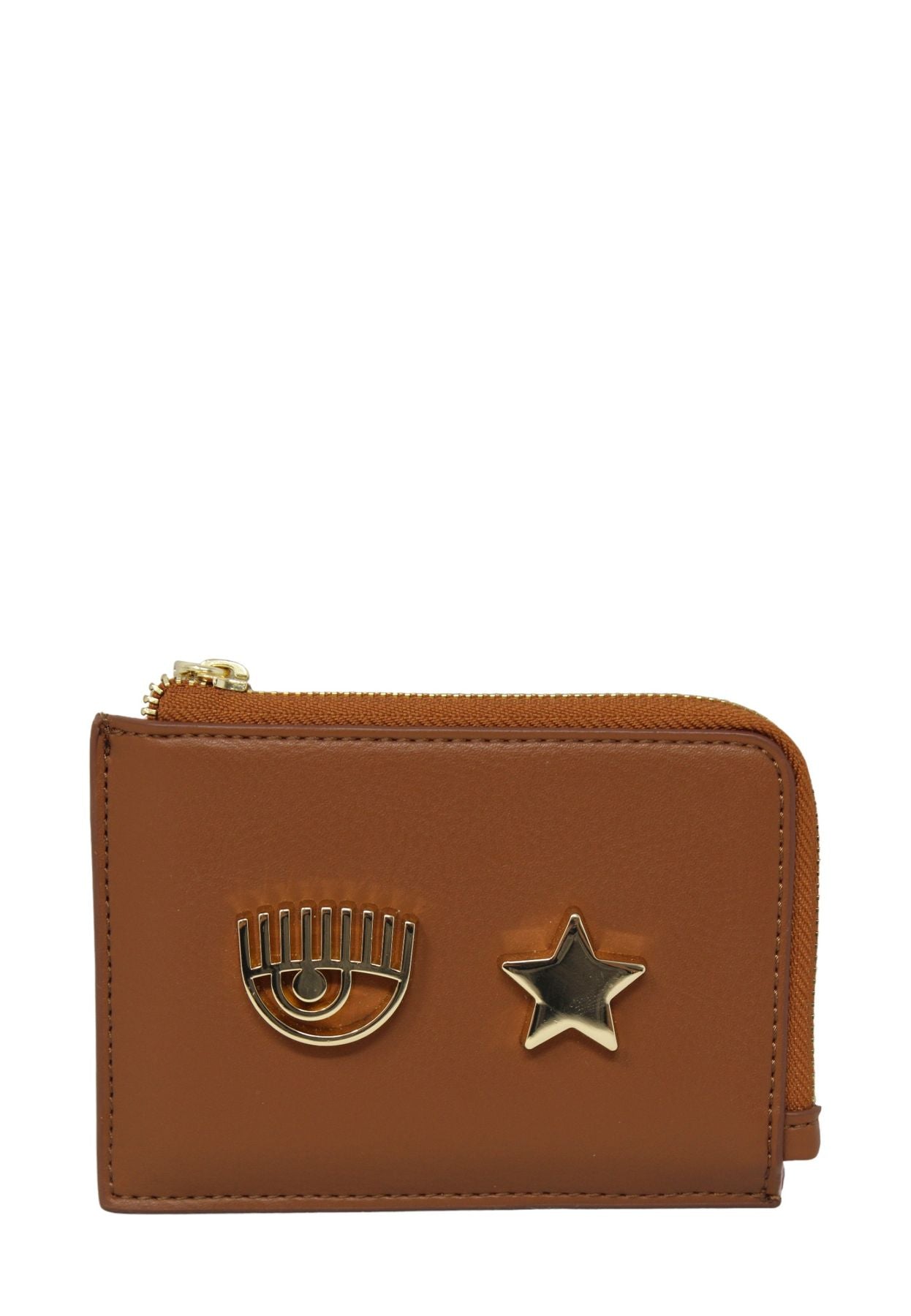 Portafoglio Con Zip Donna Chiara Ferragni Porta Monete Metal Eye Star 76SB5PM2ZSA27