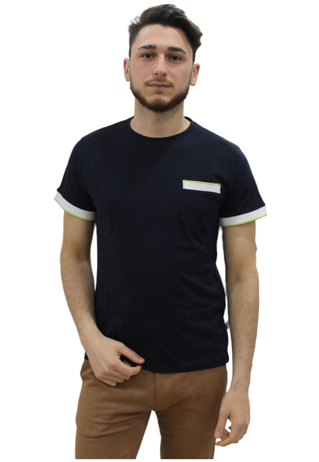 T-Shirt Manica Corta Uomo QB24 Akir Real Tsh Dritta CFC0110877003