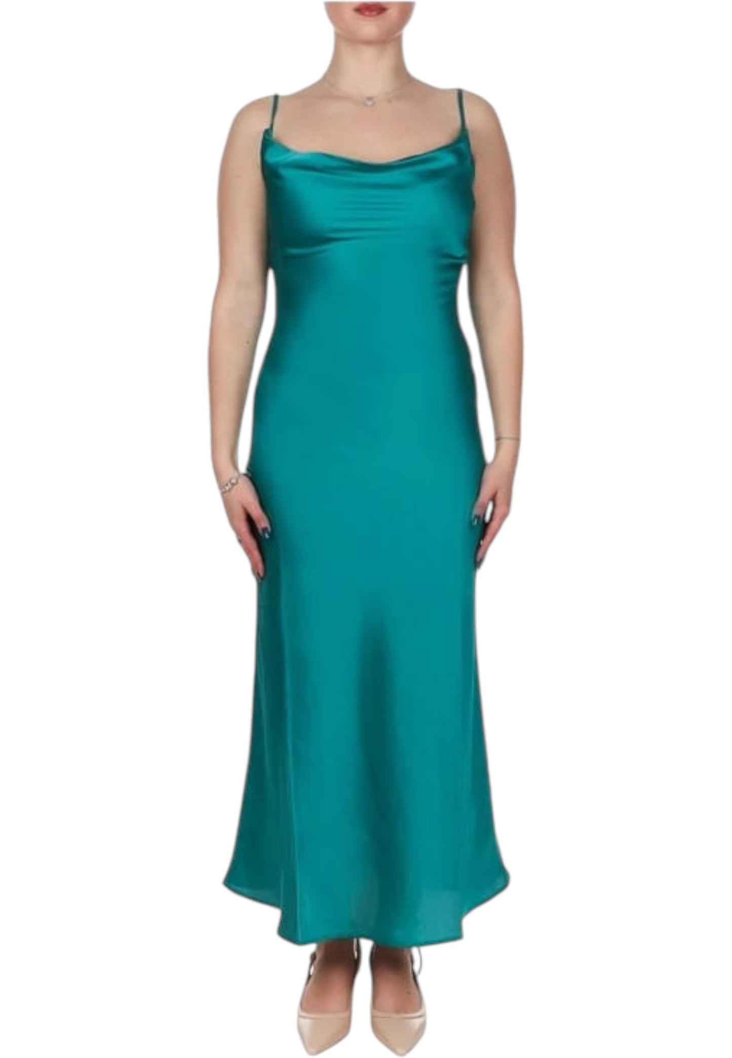 Vestito Lungo Donna Guess New Akilina