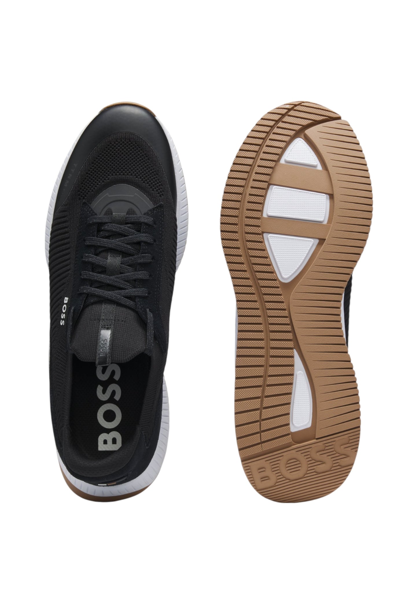 Sneakers Basse Uomo Boss In Maglia Ttnm Evo Slon 50523113