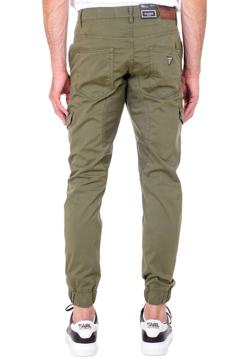 Pantaloni Cargo Uomo Guess M1BB17WDD52