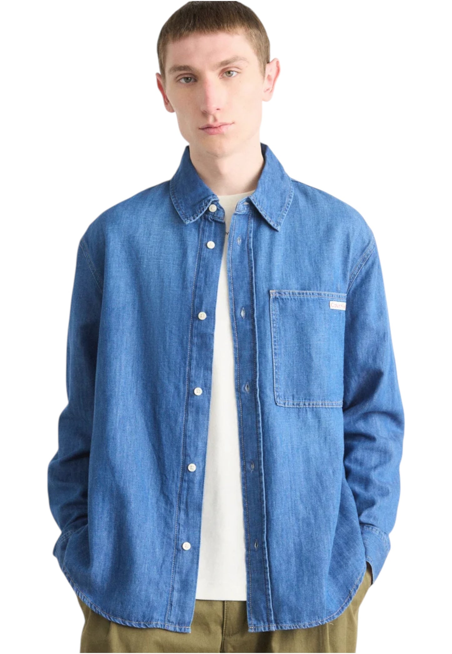 Camicia Manica lunga Uomo Calvin klein Jeans