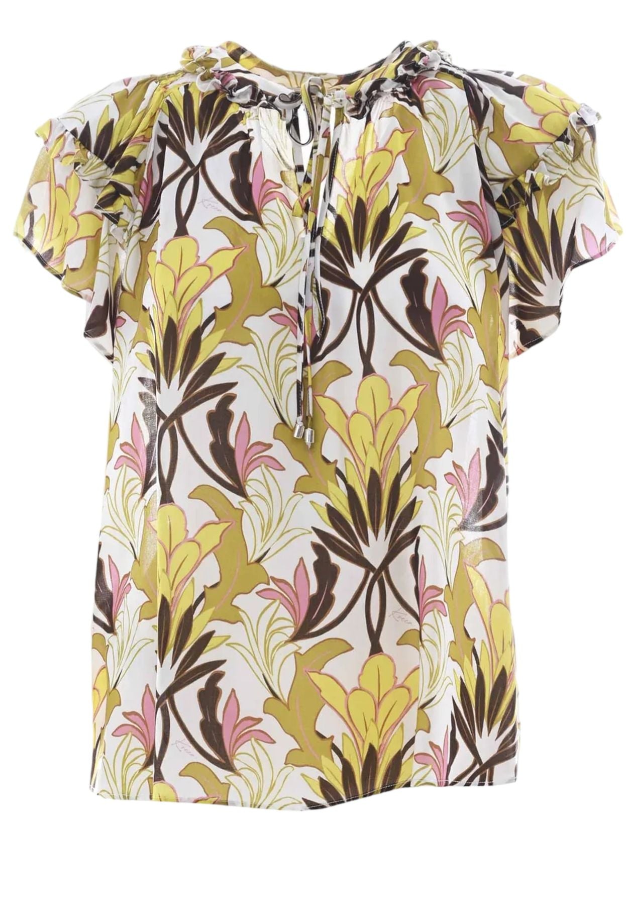 Blusa Manica Corta Donna Kocca Linress P23PBL9192AAFA2763