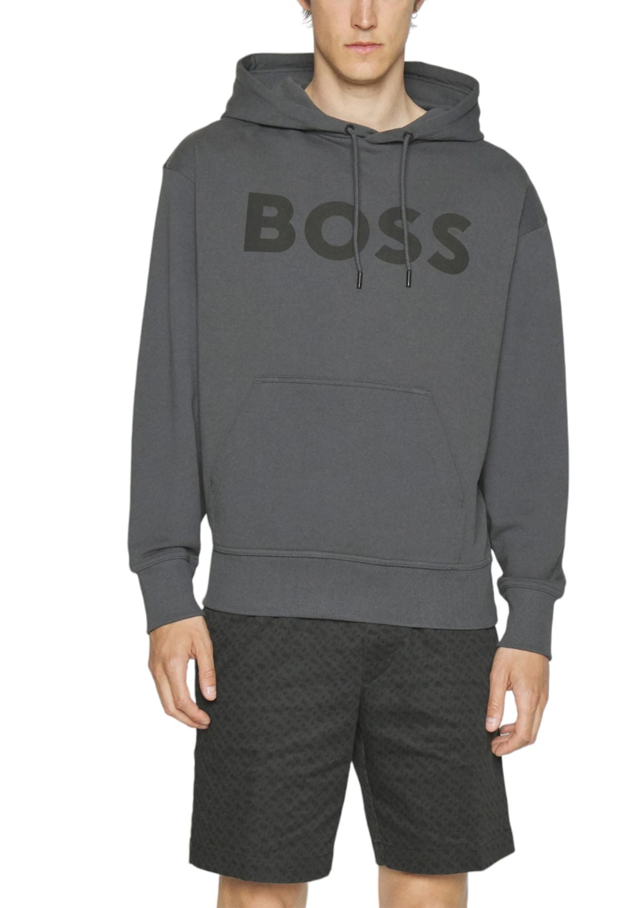 Felpa Con Cappuccio Uomo Boss WebasicHood 50487134