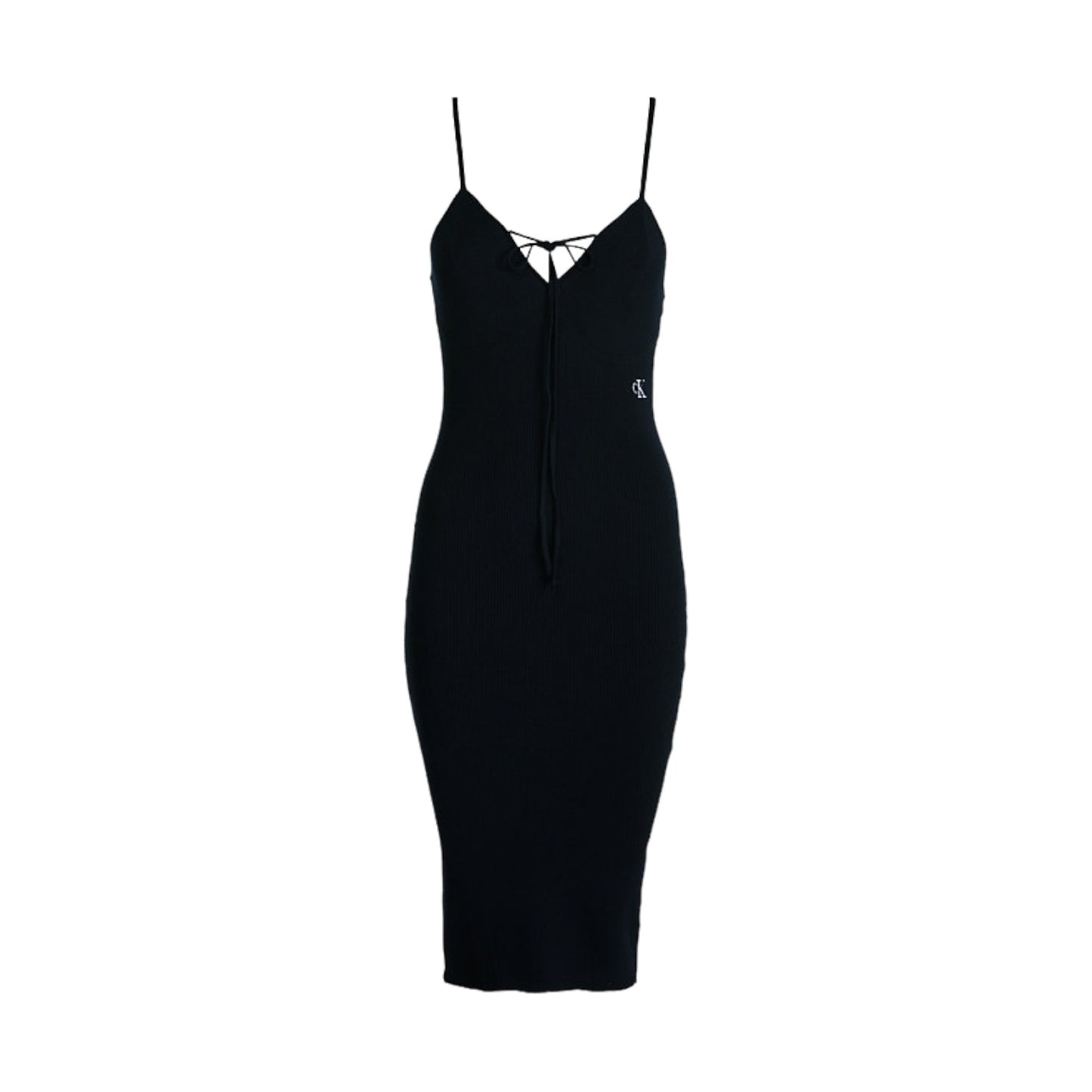 Vestito Lungo Donna Calvin klein Jeans Senza Maniche Tie Knitted J20J221156