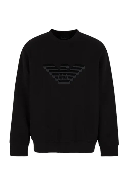 Felpa A Girocollo Uomo Emporio Armani   6R1MG51JWPZ