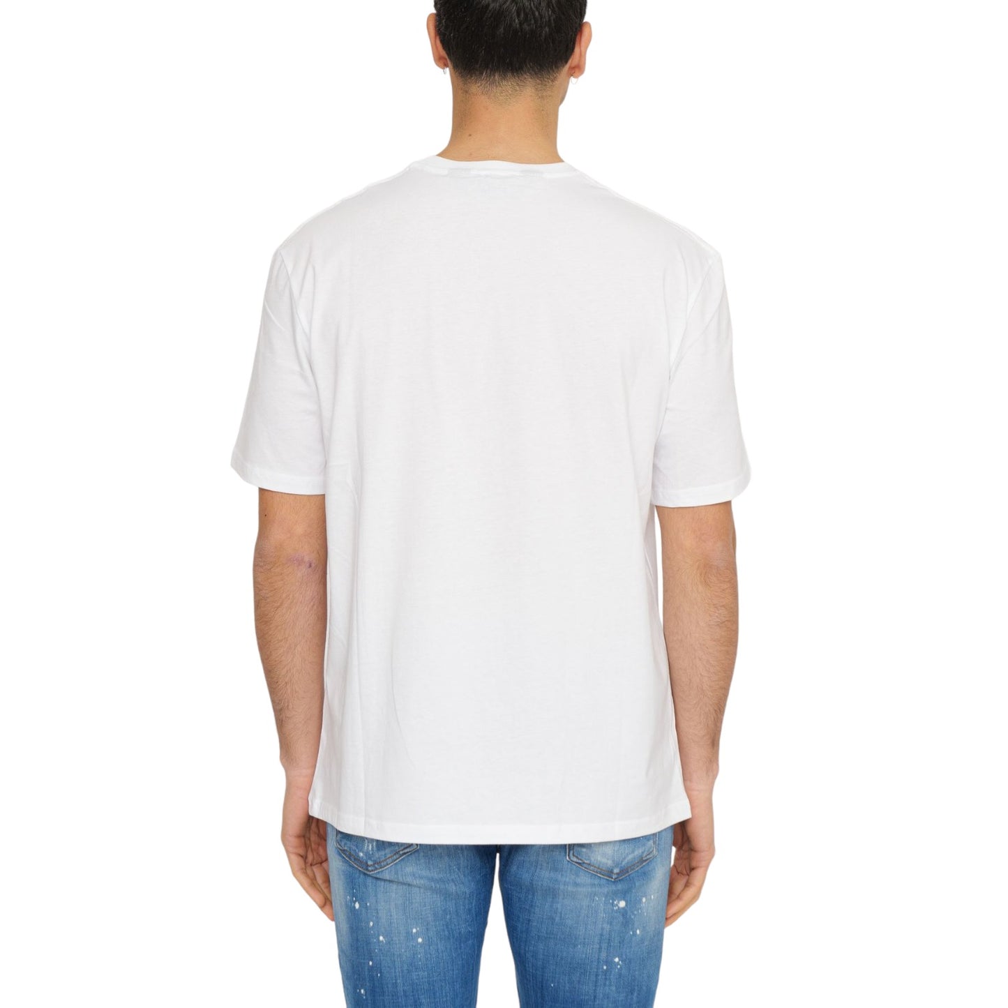 T-Shirt Manica Corta Uomo Just Cavalli 74Mm600 R T Round Split Logo 74OBHF05CJ200