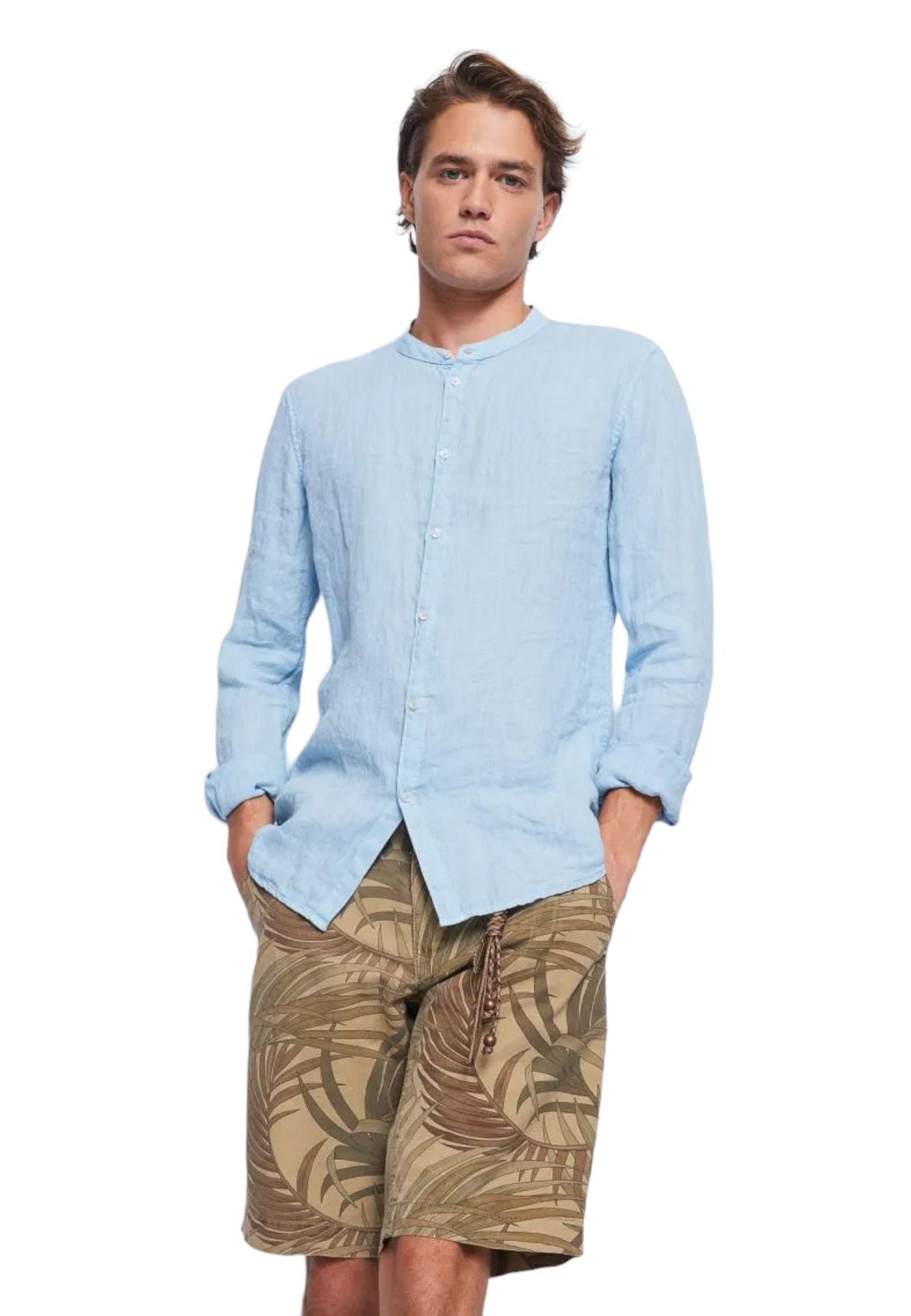 Camicia Manica lunga Uomo Gaudi Coreana 311GU45007