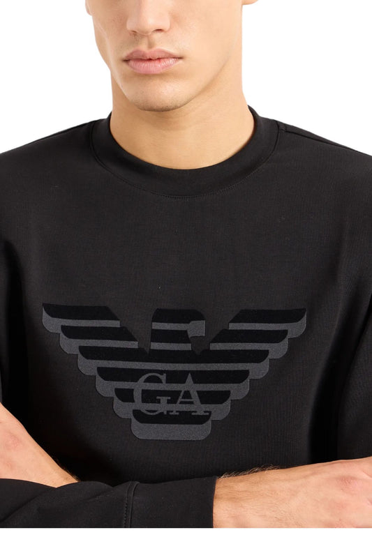 Felpa A Girocollo Uomo Emporio Armani   6R1MG51JWPZ