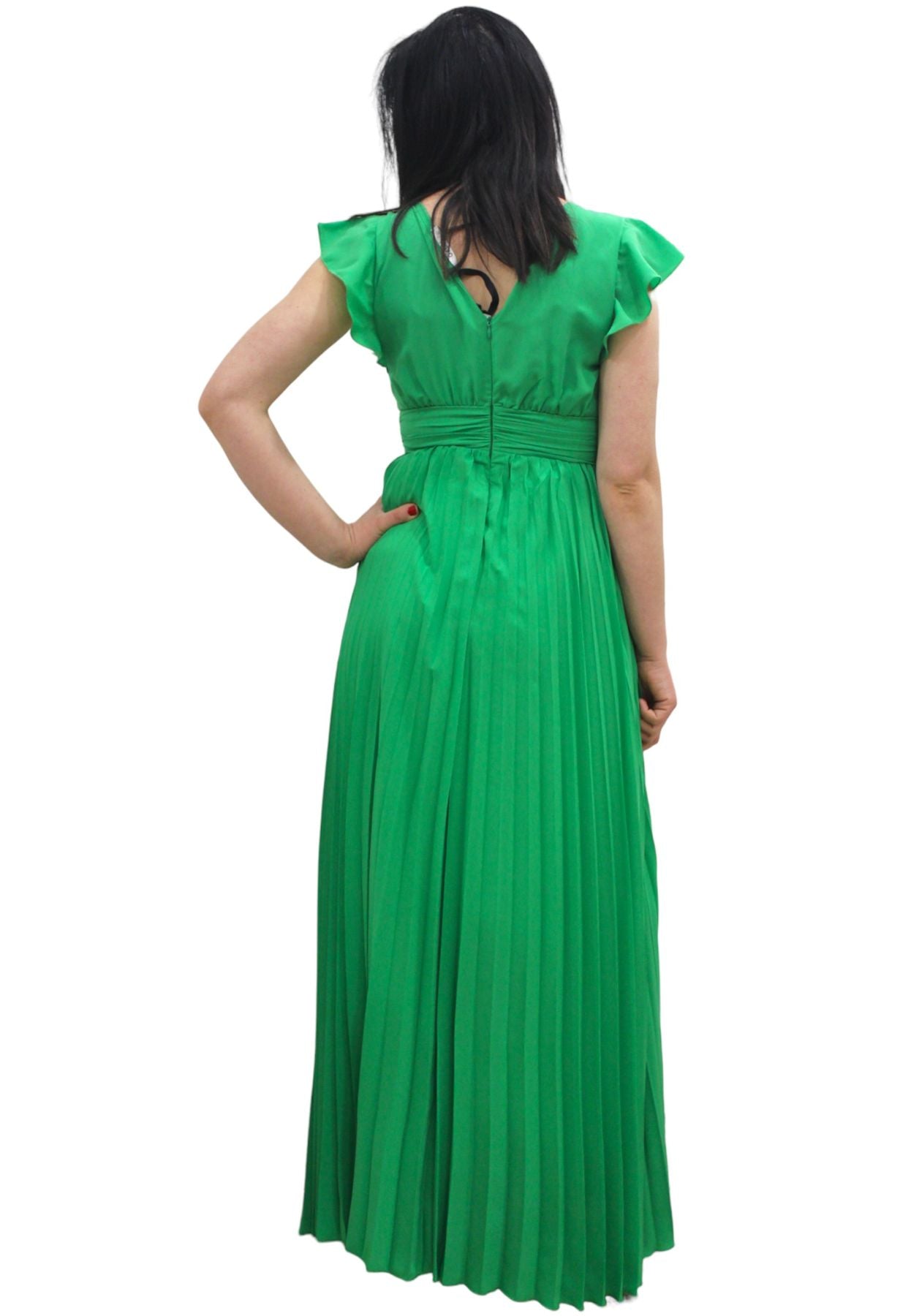 Vestito Lungo Donna Gaudi Elegante Plissettato 311FD15019