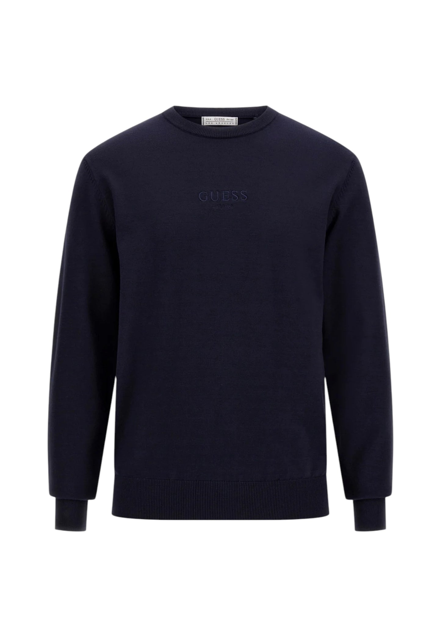 Maglione A Girocollo Uomo Guess Hervey Logo Tonal M5YR08Z3FC2