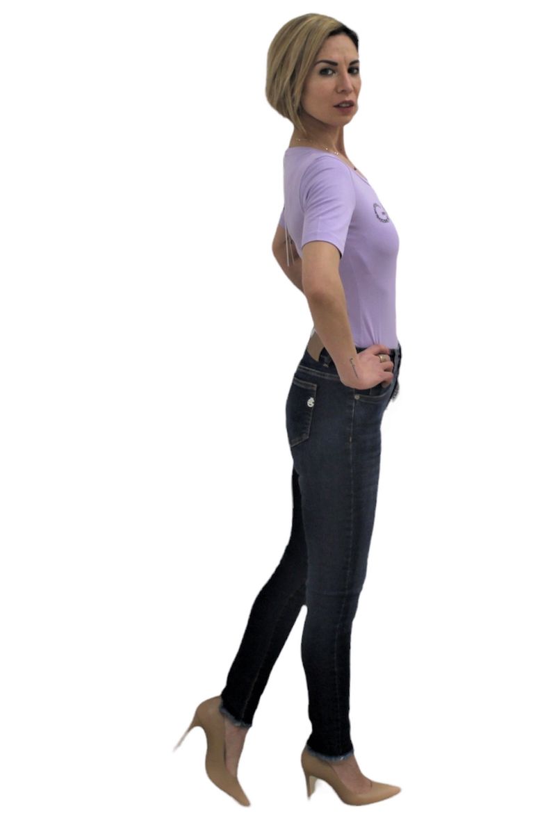 Body Manica Corta Donna Gaelle GBD11011SBO