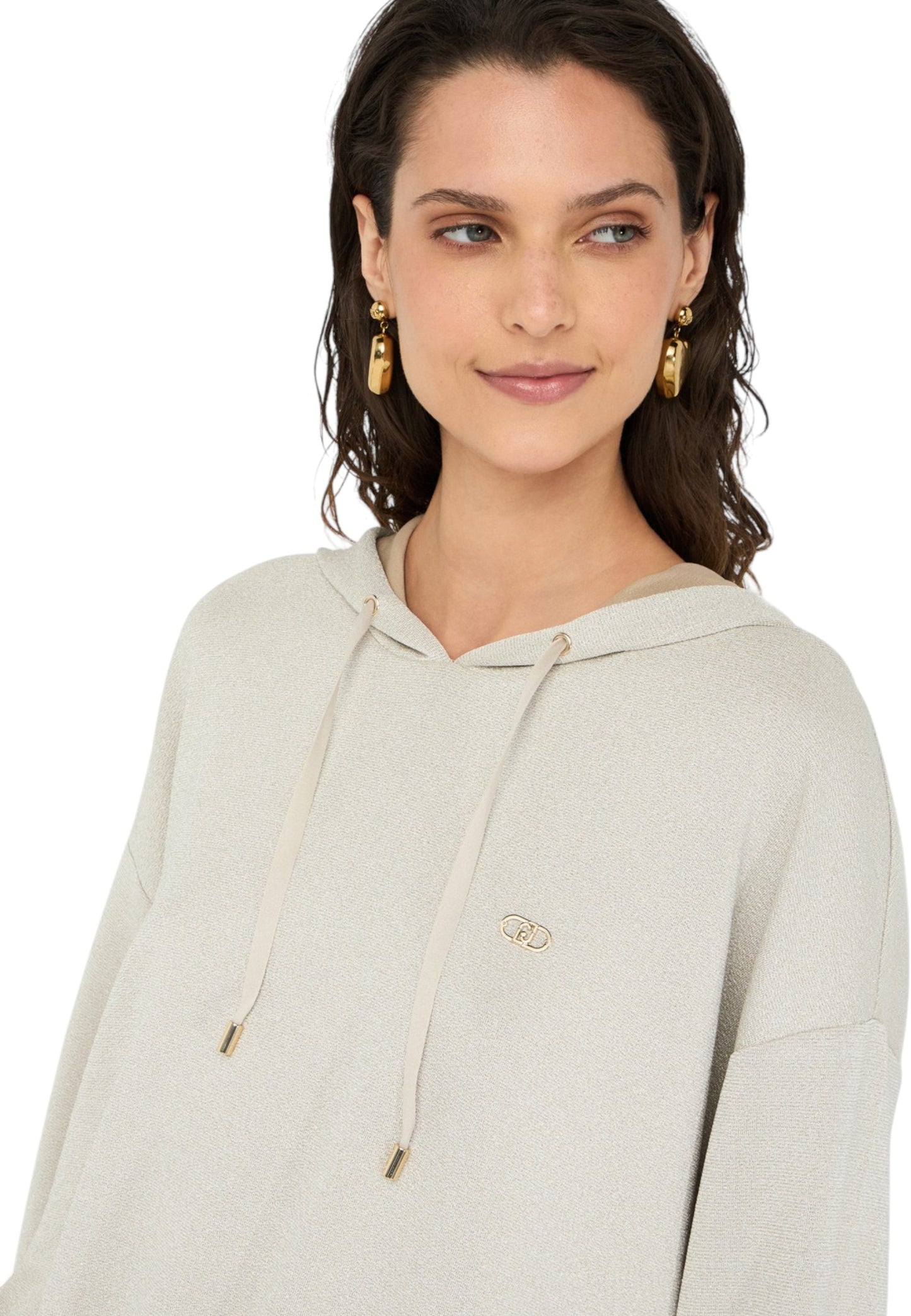 Felpa Con Cappuccio Donna Liu Jo TF5285J4747