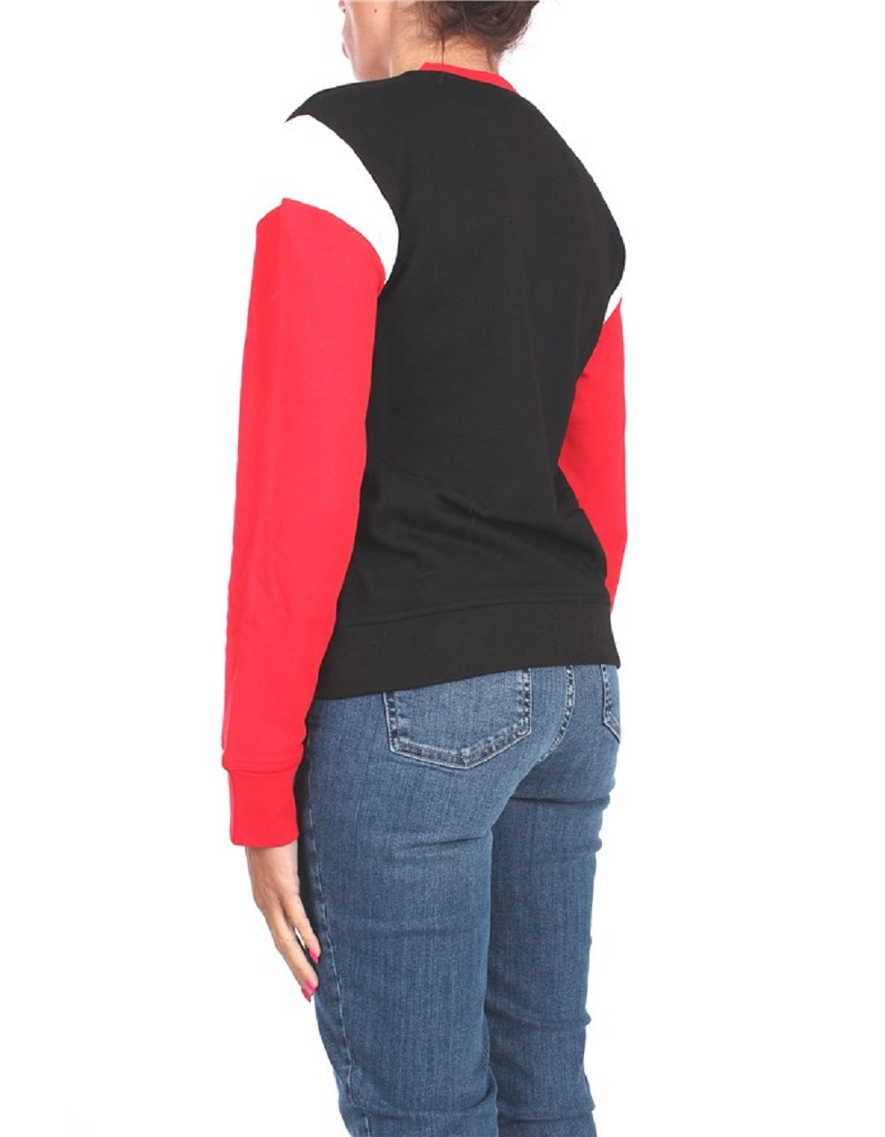 Felpa A Girocollo Donna Love Moschino W649101M40554
