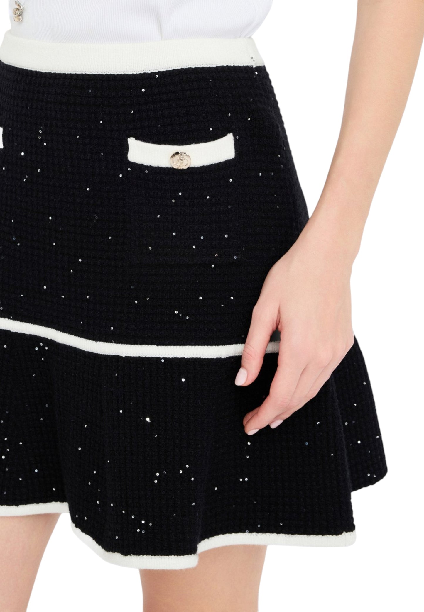 Gonna Corta Donna Liu Jo In Maglia CF5133MS18F