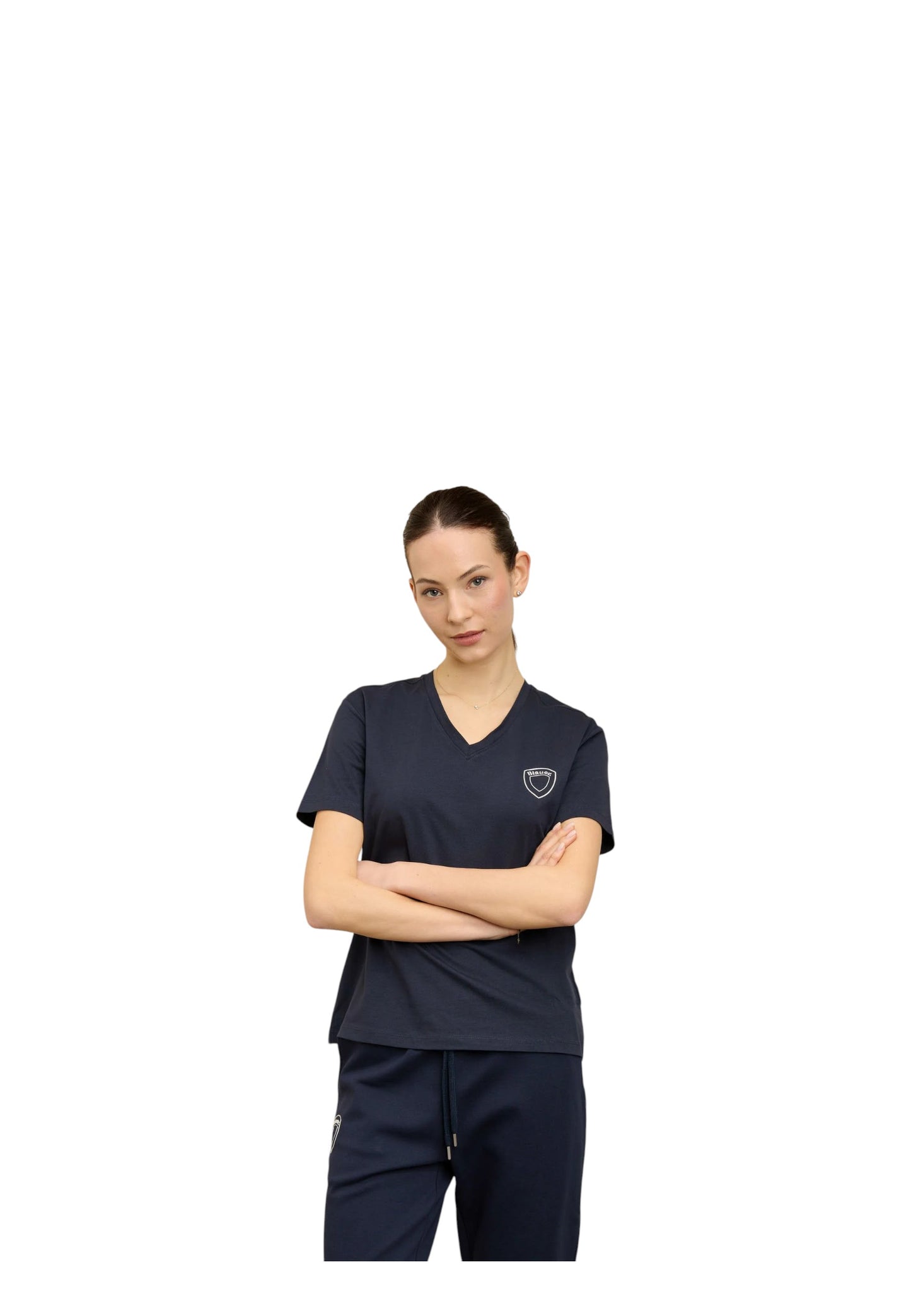 T-Shirt Manica Corta Donna Blauer