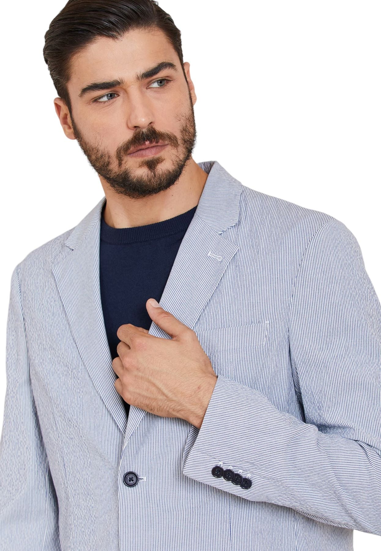 Giacca Elegante Uomo Marciano By Guess Blazer Grant 2B Patch Pkts Reg 3GHN162171Z