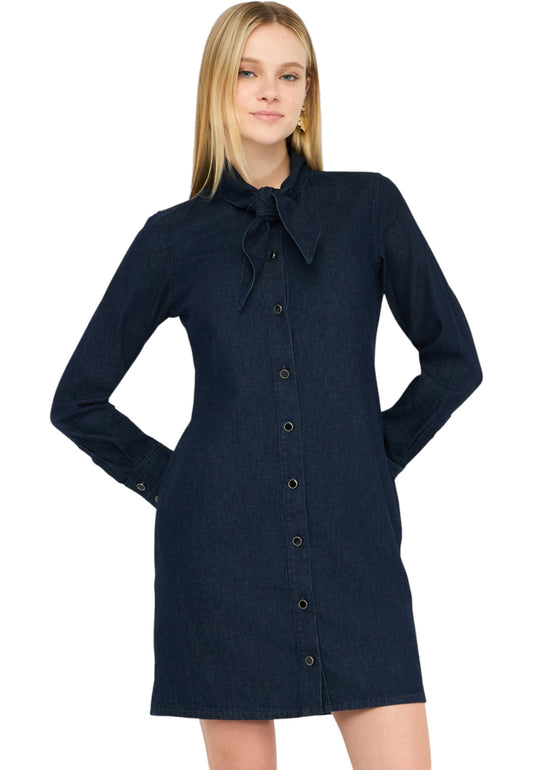 Vestito Corto Donna Liu Jo Chemiser In Denim  UF5214D0284