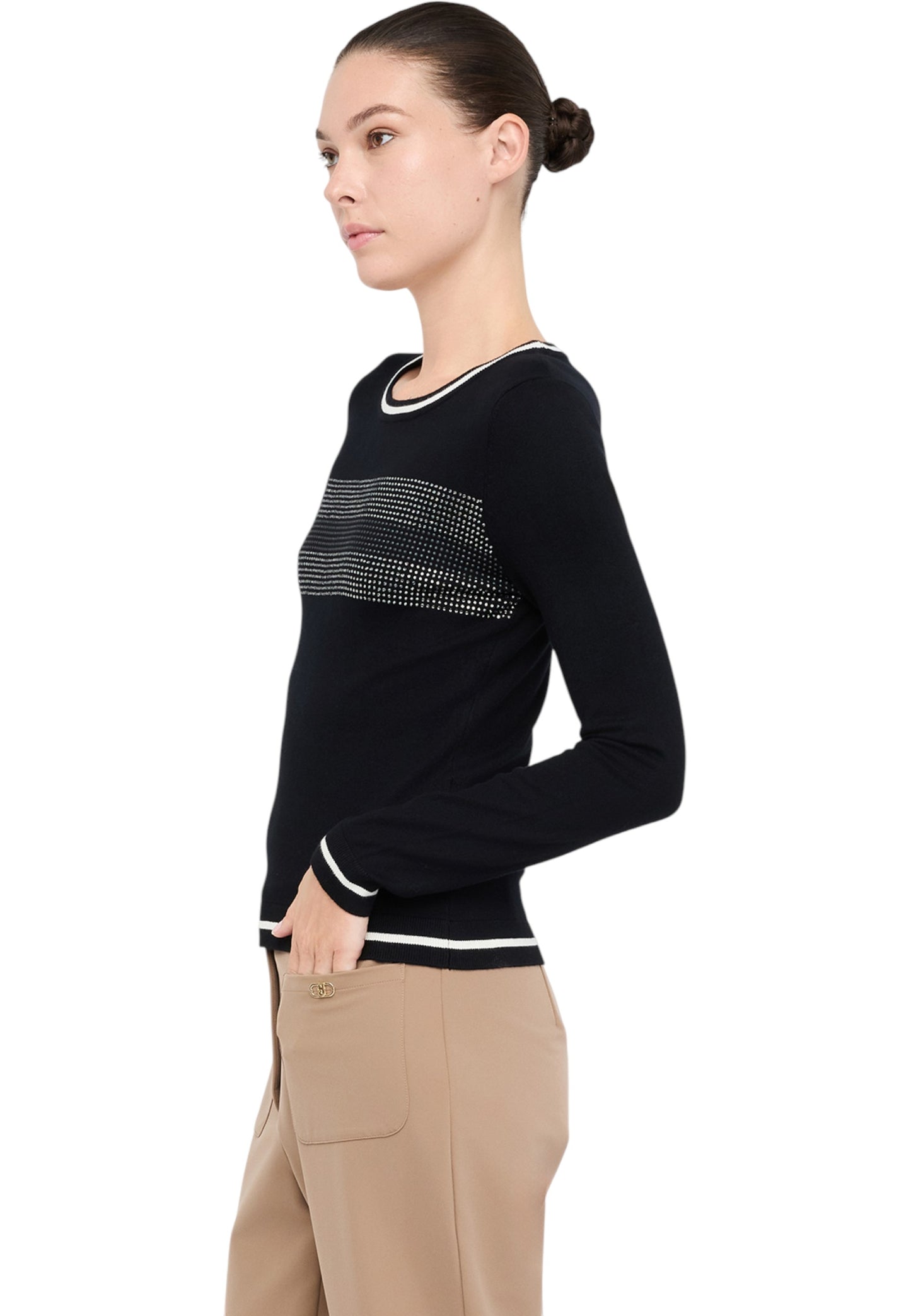 Maglia A Girocollo Donna Liu Jo TF5209MS49I
