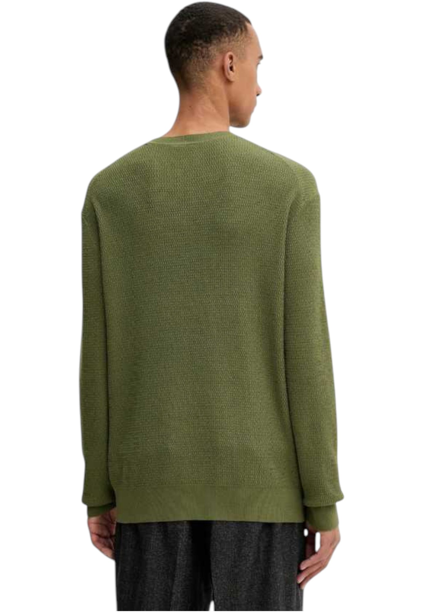 Maglione A Girocollo Uomo Calvin klein  Texture Cotton LV04LB327G