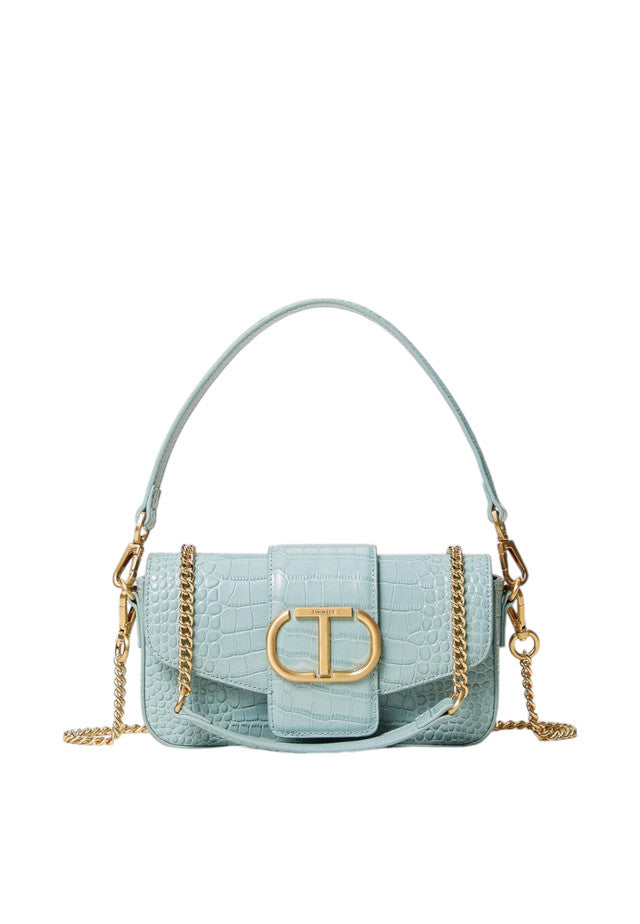 Borsa A Tracolla Donna Twinset Piccola In Pelle A Stampa Cocco Amie 242TB7121