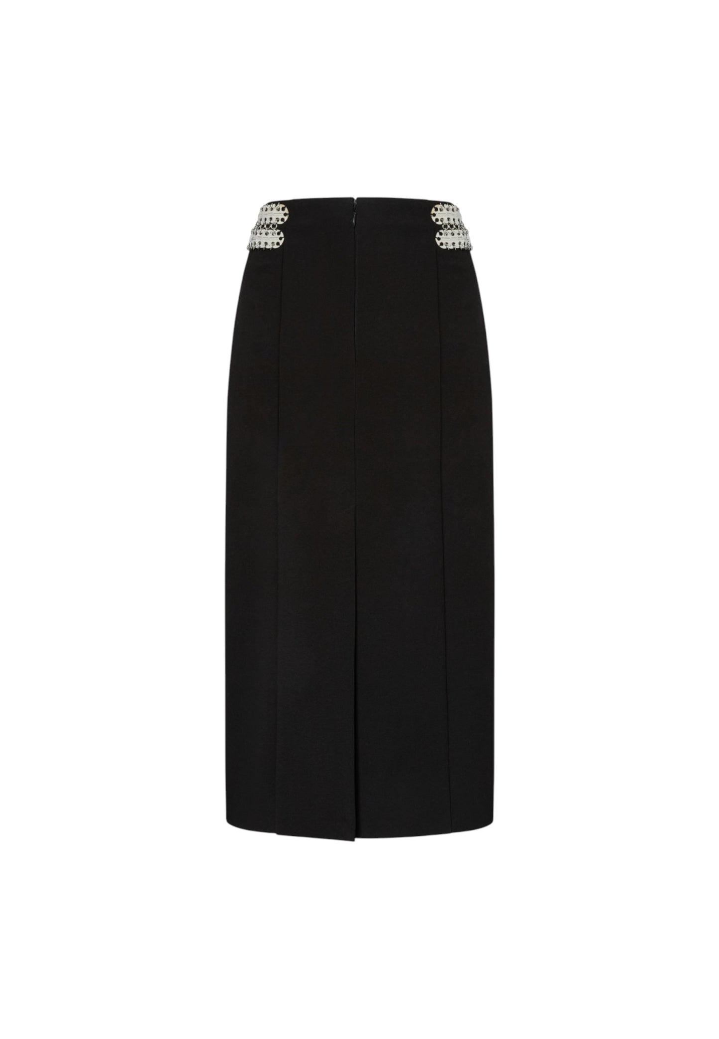Gonna Midi Donna Pinko Crepe Con Ricamo Chela 105954A2YH