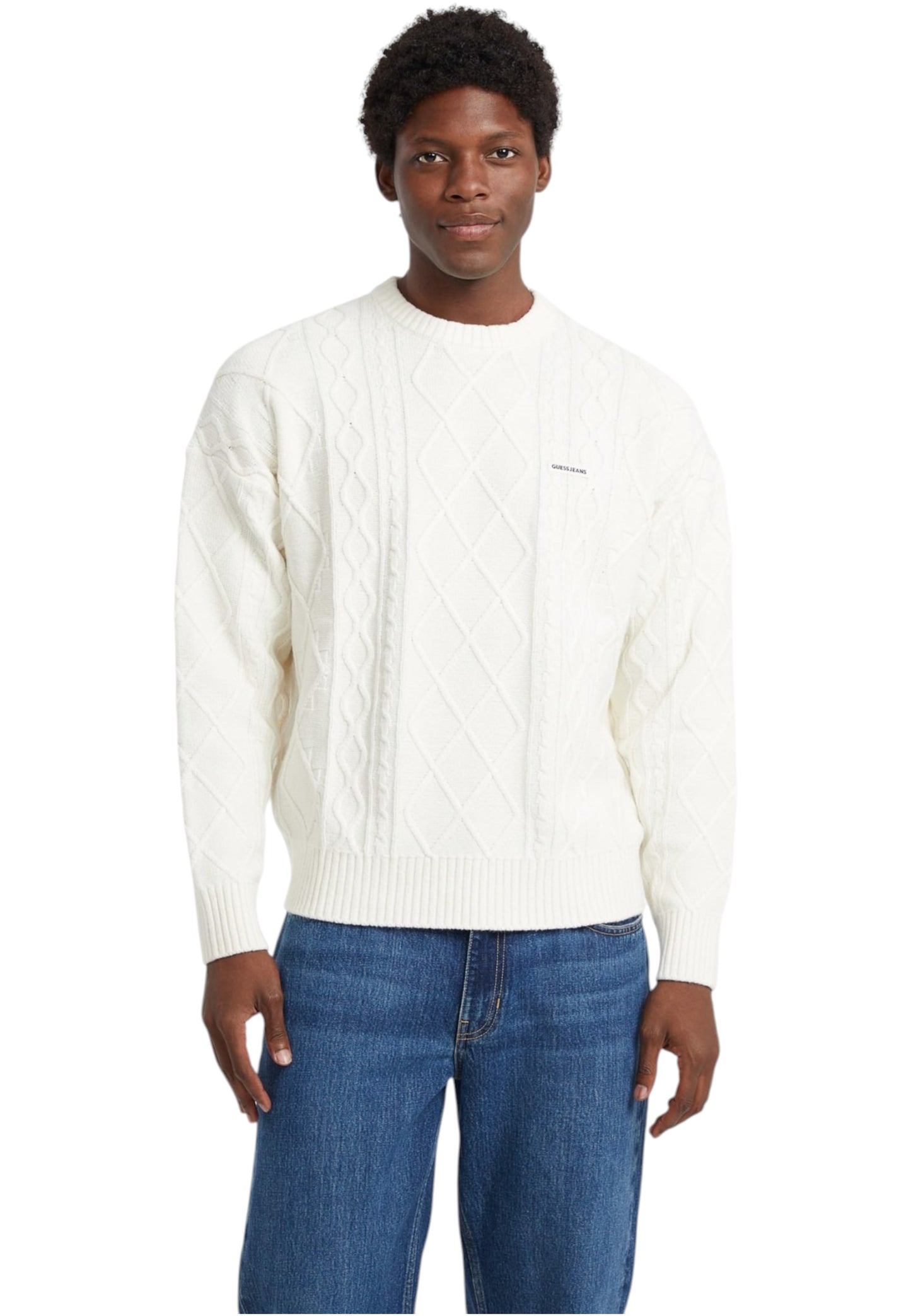 Maglione A Girocollo Uomo Guess Gj Cable M5BR04Z0561