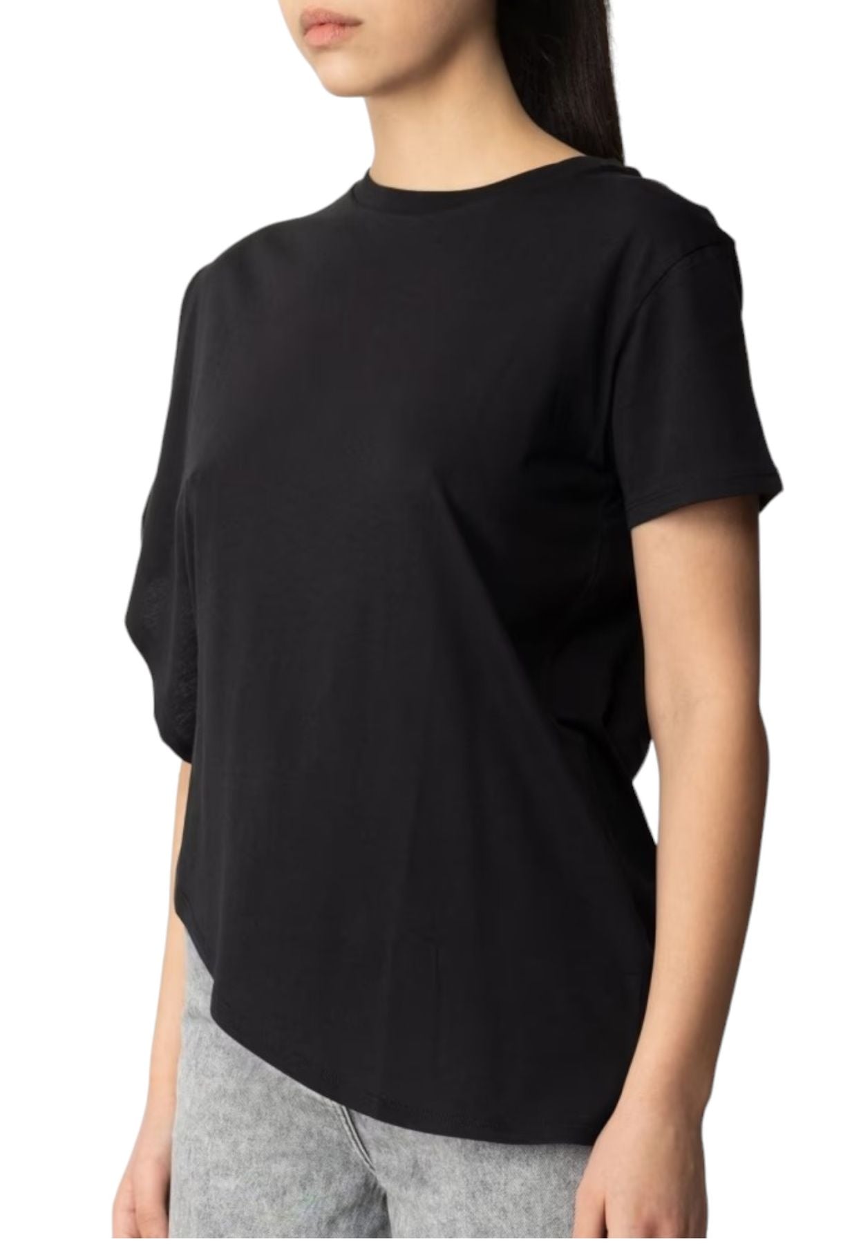 T-Shirt Manica Corta Donna Patrizia Pepe Asimmetrica 2M4376J111