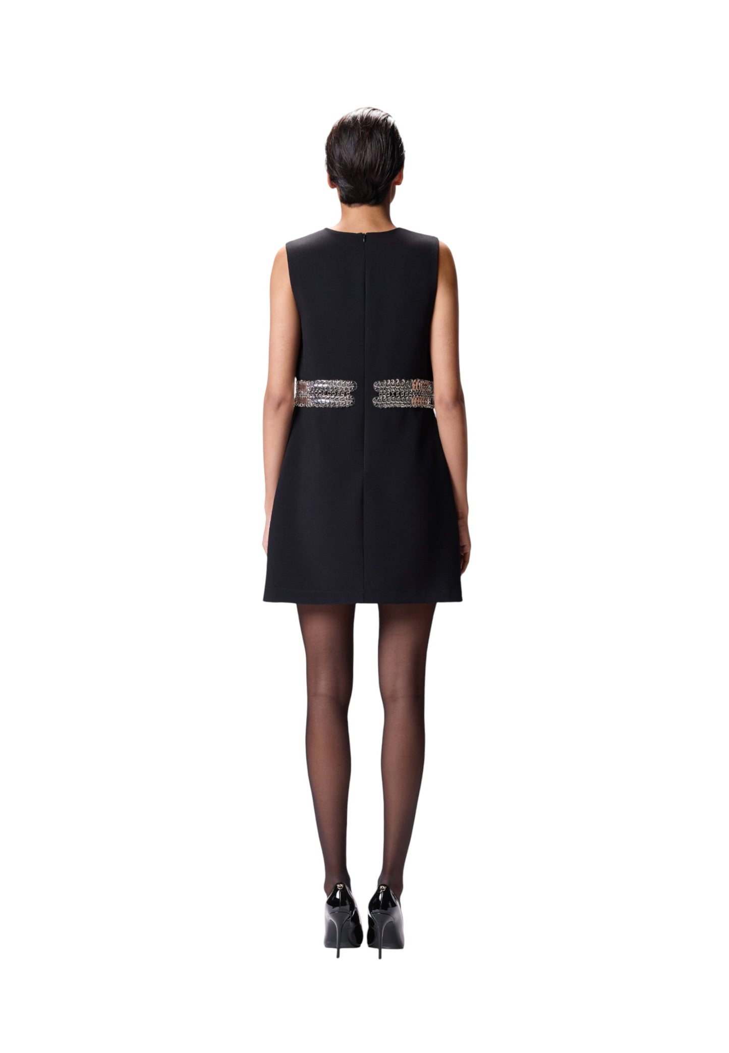 Vestito Corto Donna Pinko In Crepe Con Ricamo Amalur 105956A2YH