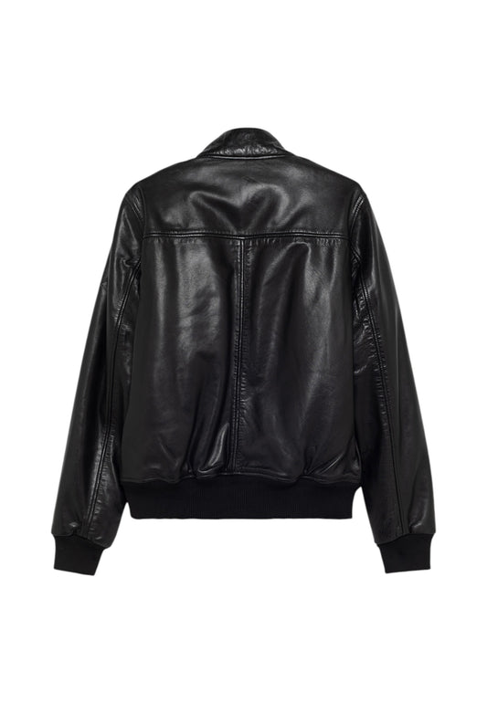 Giacca In Pelle Uomo Roy Roger's Barracuda Padded RRU800CB94