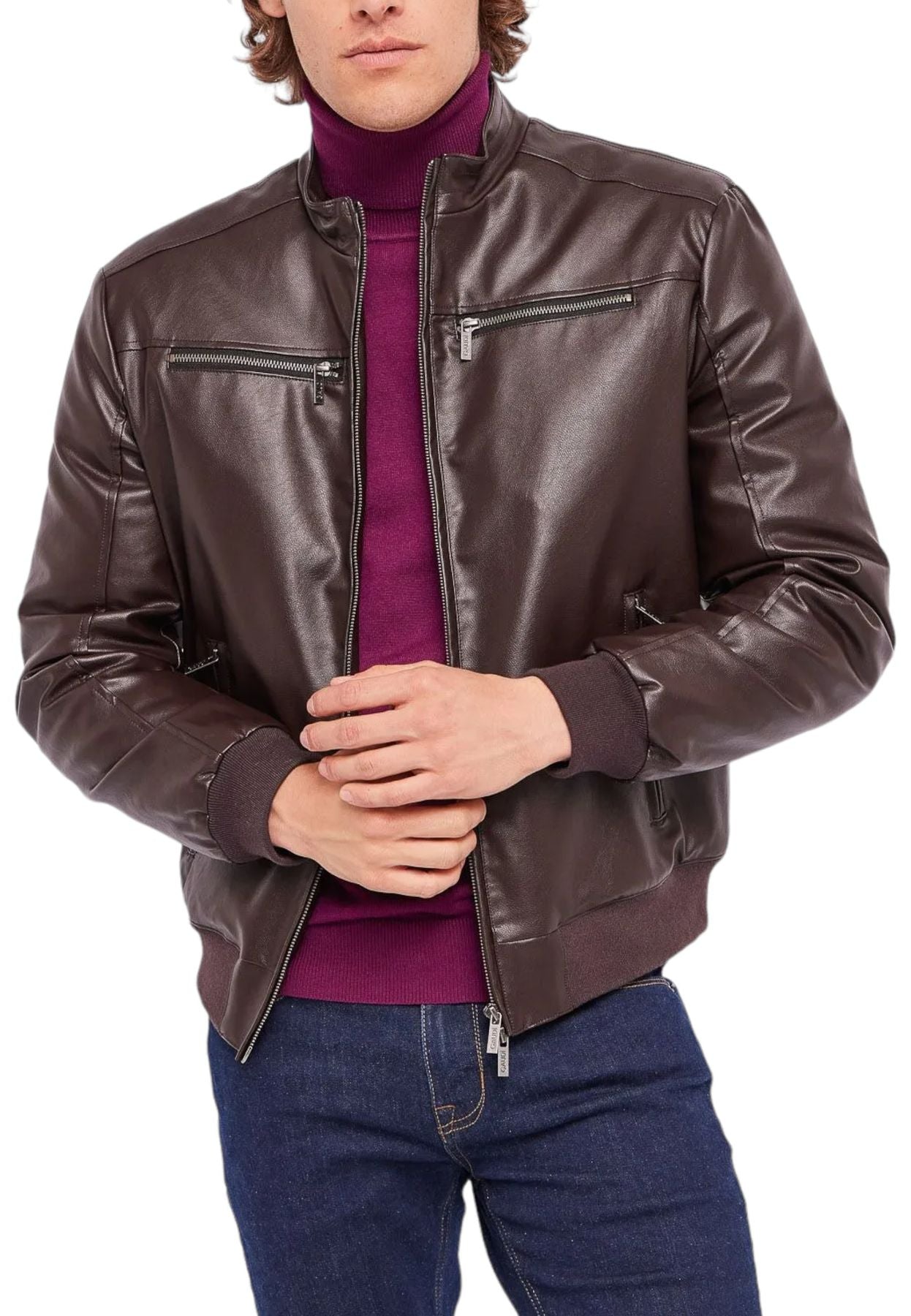 Giacca In Pelle Sintetica Uomo Gaudi 321GU38004