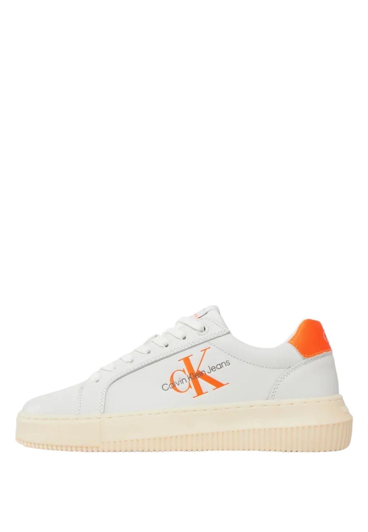 Sneakers Basse Donna Calvin klein Jeans Chunky Cupsole Mono Lth Wn YW0YW00823