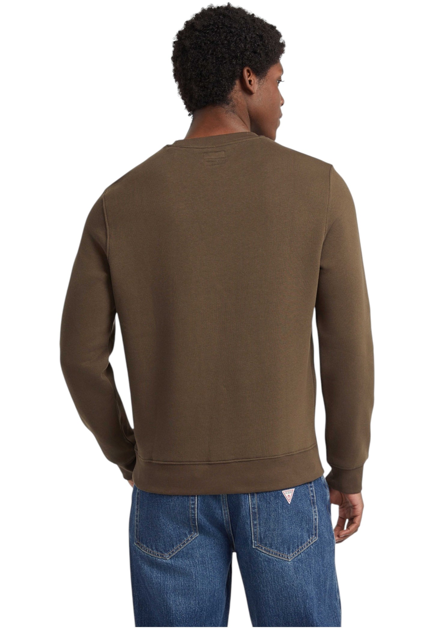 Felpa A Girocollo Uomo Guess Gj Slim Script M5BQ35K9V31