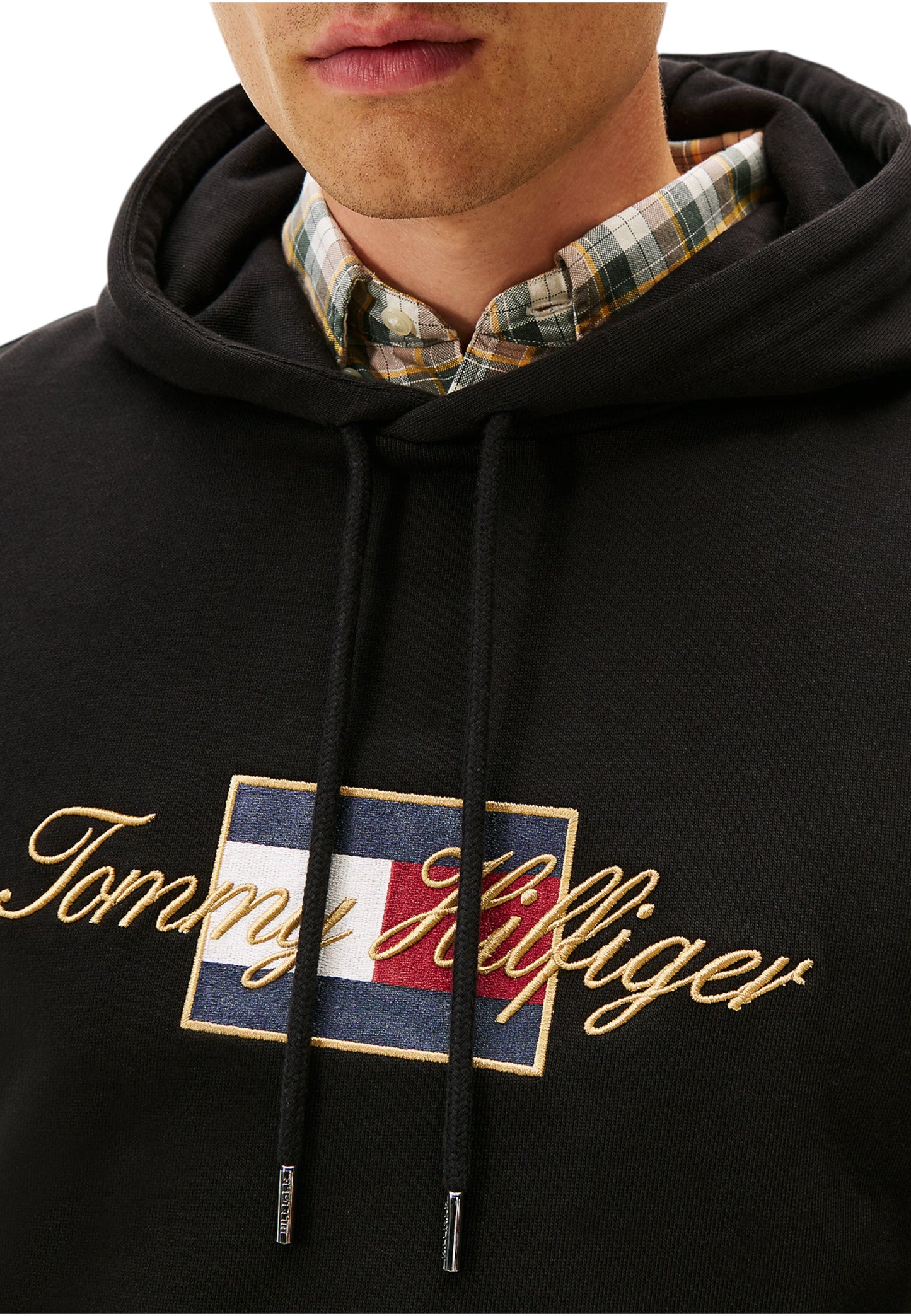 Felpa Con Cappuccio Uomo Tommy Hilfiger  Icon Gold MW0MW41502