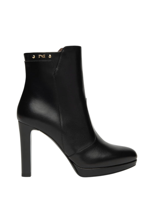 Stivaletti Tronchetti Donna Nero Giardini Tacco a Blocco 10 cm  I514510DE