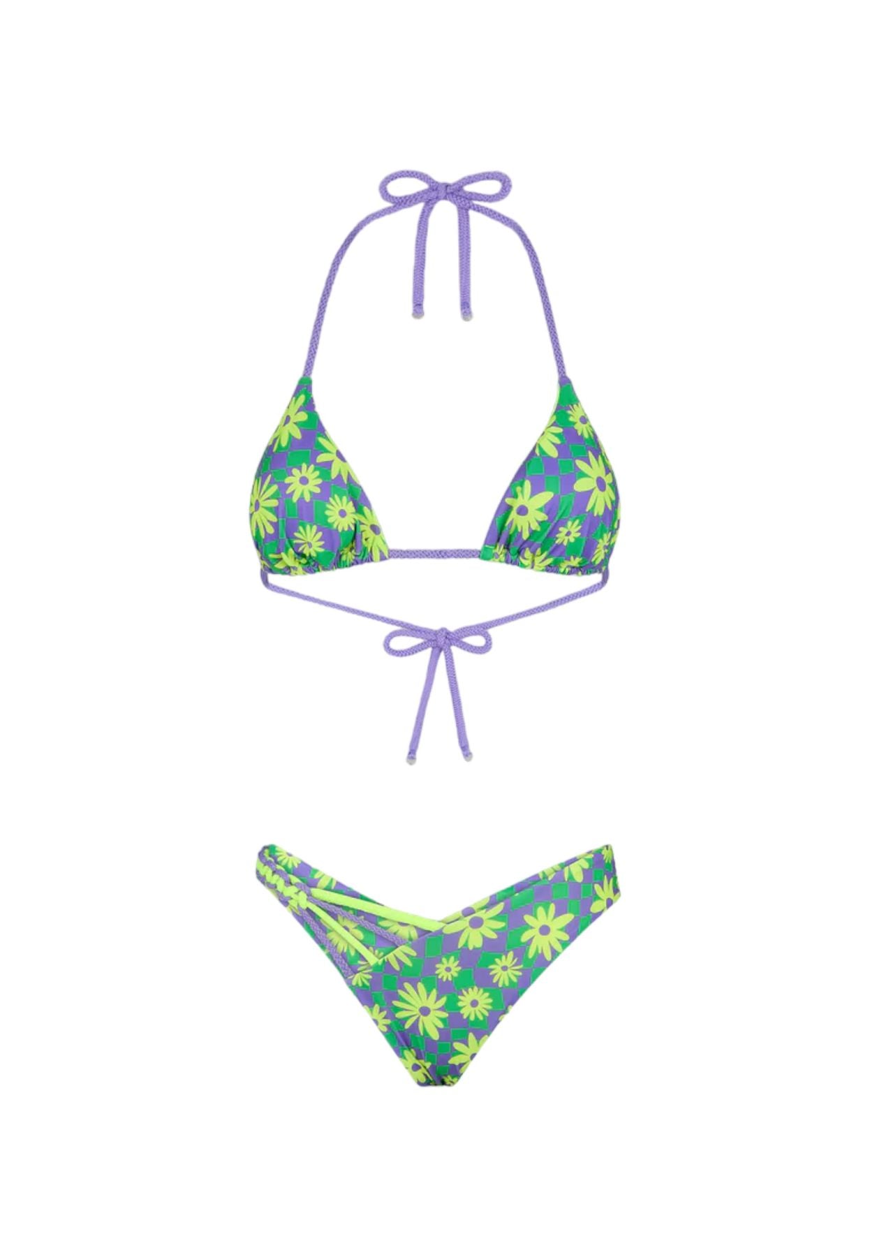 Bikini 2 Pezzi Donna F**K Triangolo Con Intreccio FK23-1030