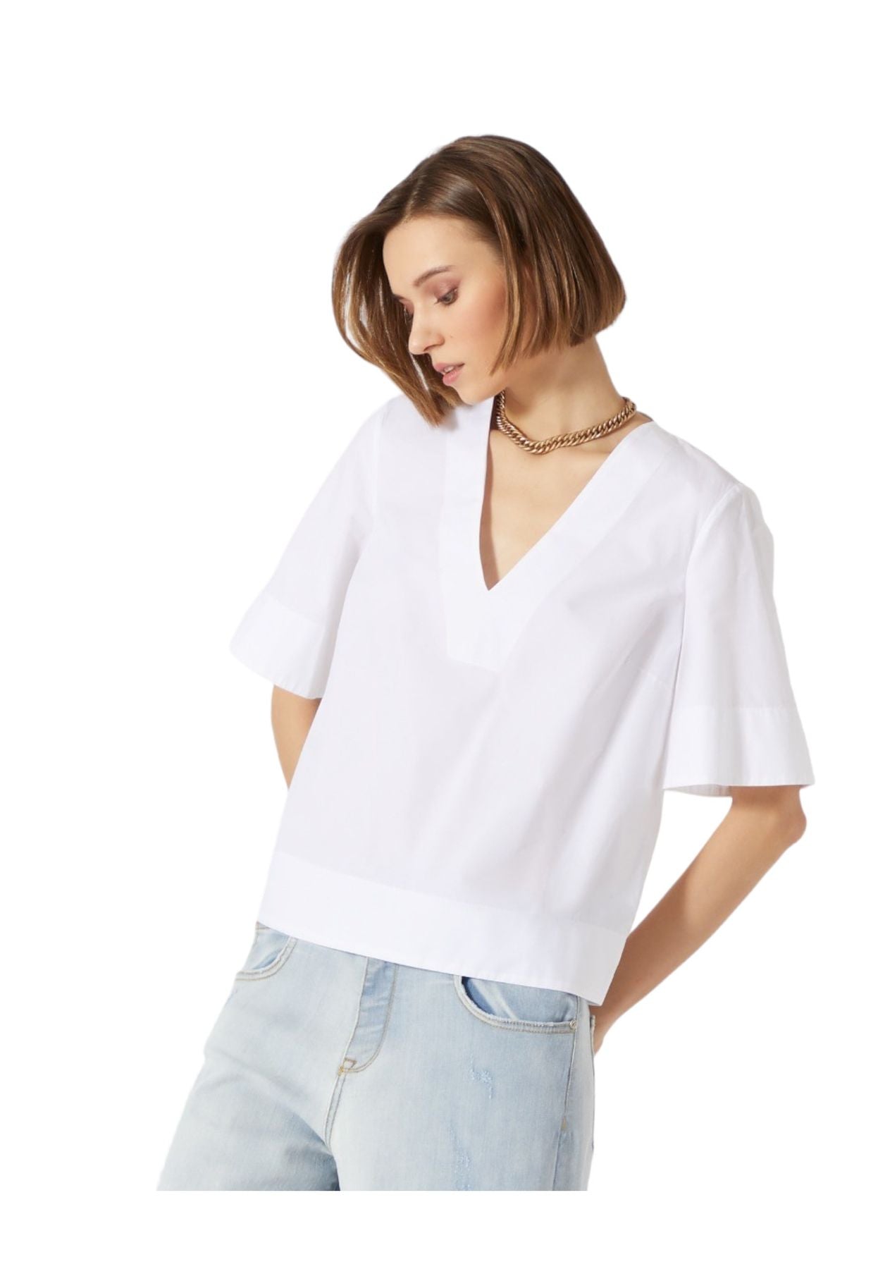 Blusa Donna Manila Grace Scollo Av COJCA01CU